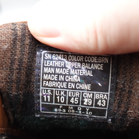 Skechers Chukka Boots Mens 11 Brown Plaid Suede Casual Outdoors 62413 MiFlaws - Picture 11 of 12